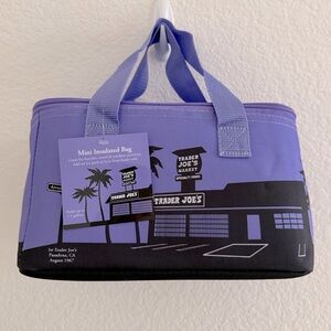 NWT Trader Joe’s Lunch Tote in Purple